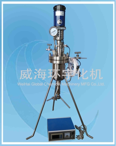 浙江1L小型反應釜配快開閥門